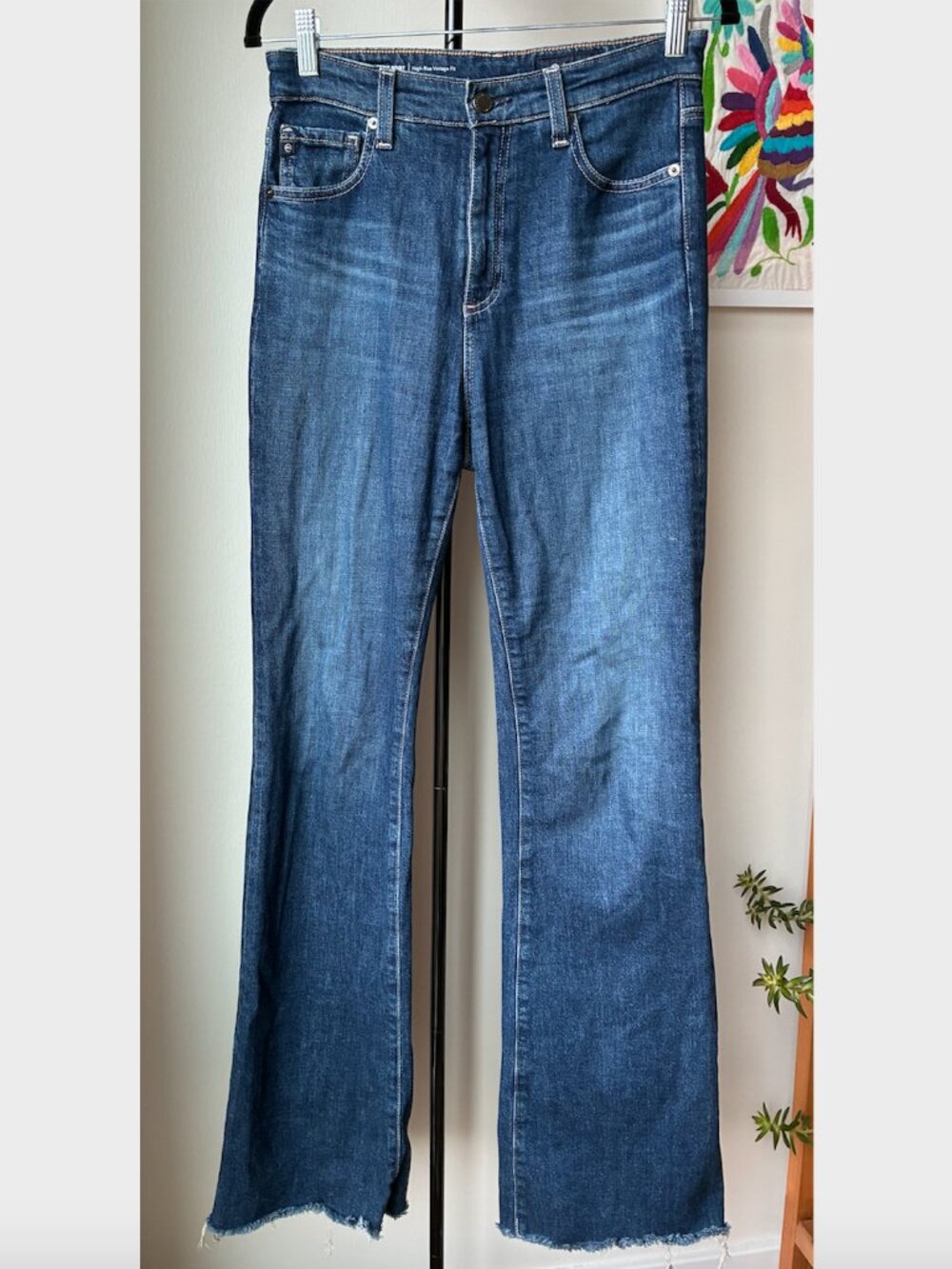 AG Adriano Goldschmied Alexxis Boot - High-Rise Vintage Fit Jeans - Size 27 - Picture 4 of 12